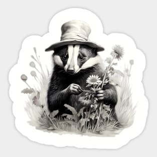 Badger Sticker